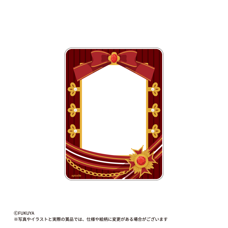 エンブレムブローチなど、ロイヤルな制服をイメージした硬質ケース。<br>
【本体】約W7.9×H10.6×D0.2cm<br>
【内寸】約W7.9×Ｈ9.4×D0.1cm