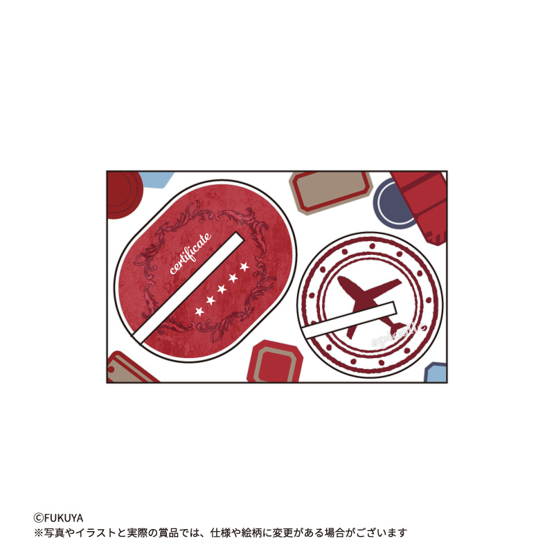 海外旅行をイメージしたプリティッシュなデザインのアクリル台座です。<br>
スリットにアクリルスタンドを入れて台座として使えます。<br>
枠から外して仕様してもそのまま使用しても可愛く飾れます。<br>
（約W7.9×H4.9cm×D0.3cm）<br>