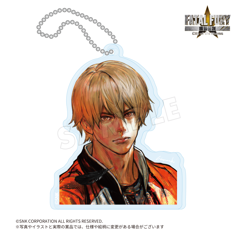 ヒロアキ氏描き下ろしのイラストとゲーム内カットを使用したアクリルキーホルダーです。（本体サイズ:最大約7cm ※種類によってサイズは異なります。※ボールチェーンが付属します。）