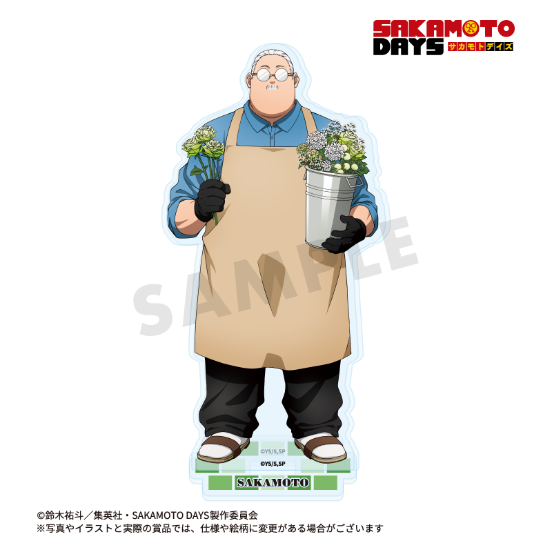 新規描き下ろしイラストを使用したアクリルスタンドです。（本体サイズ:最大約H15cm※種類によってサイズは異なります。）