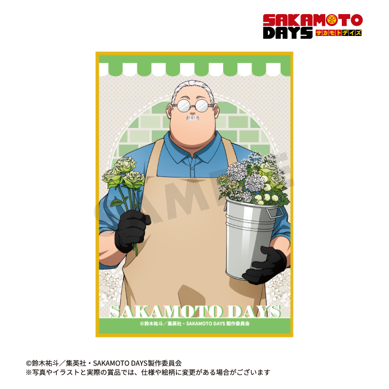 新規描き下ろしイラストと新規描き起こしミニキャライラストを使用したカード色紙です。（本体サイズ:約H13×W9cm）