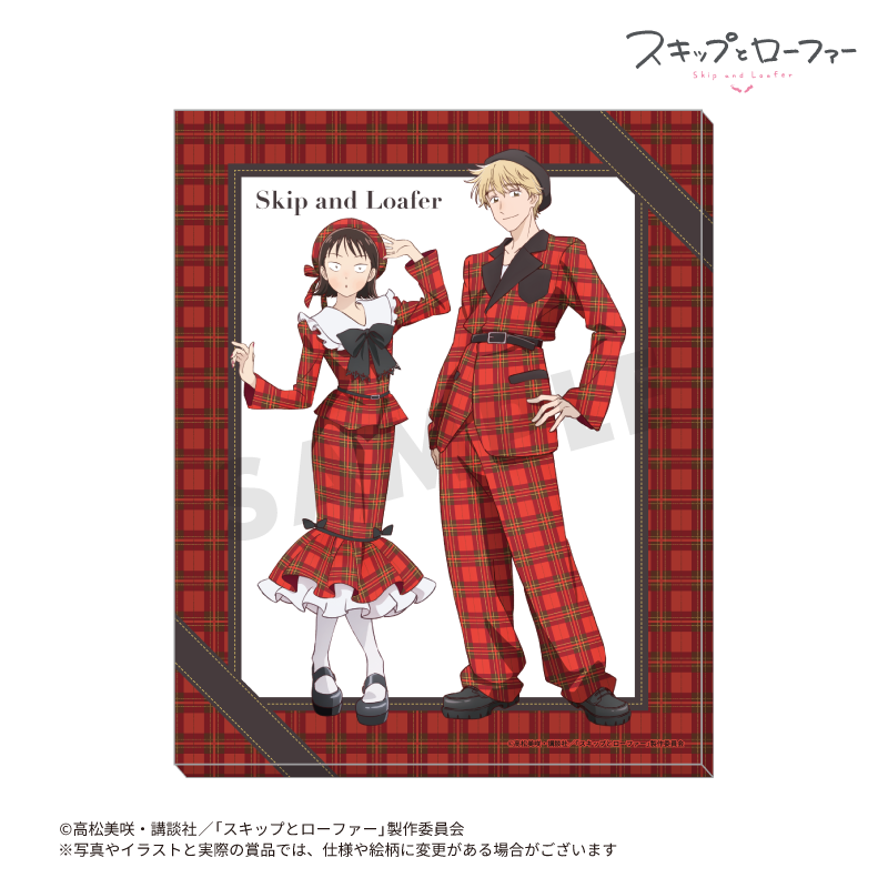 新規描き下ろしイラストを使用したキャンバスアートです。（本体サイズ:約H27.3×W22cm）