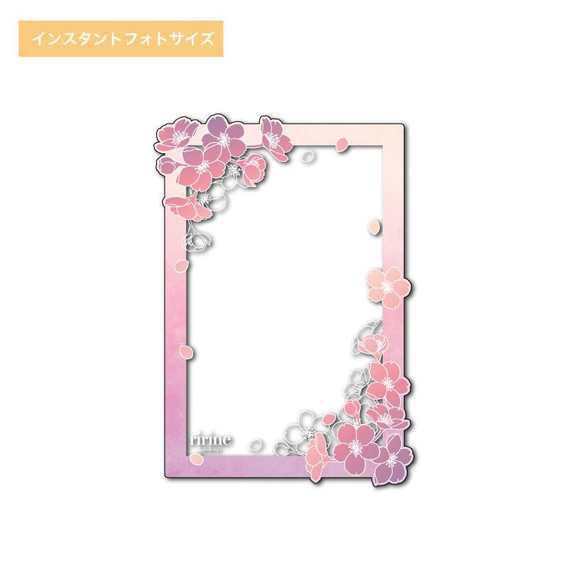 硬質ケース インスタントフォトサイズ 桜 桜色| FUKUYA ONLINE