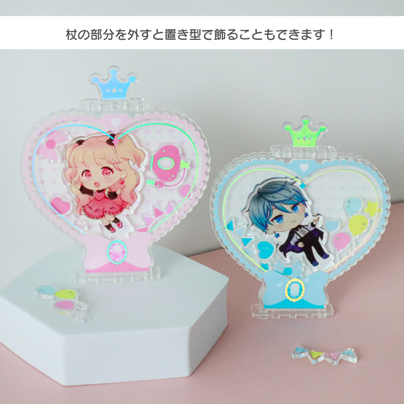 ブレデフォⅡ アクリルチャーム 全種 プレミアムアクリルフレームハートステッキ セサミ| FUKUYA