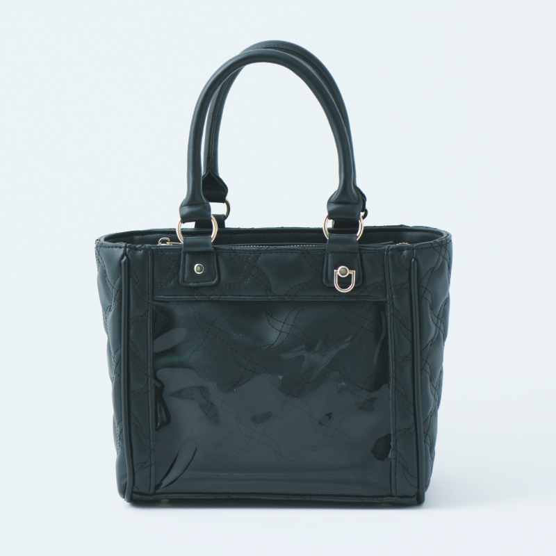 パレットプティ キルティングショルダーバッグ ブラック| FUKUYA