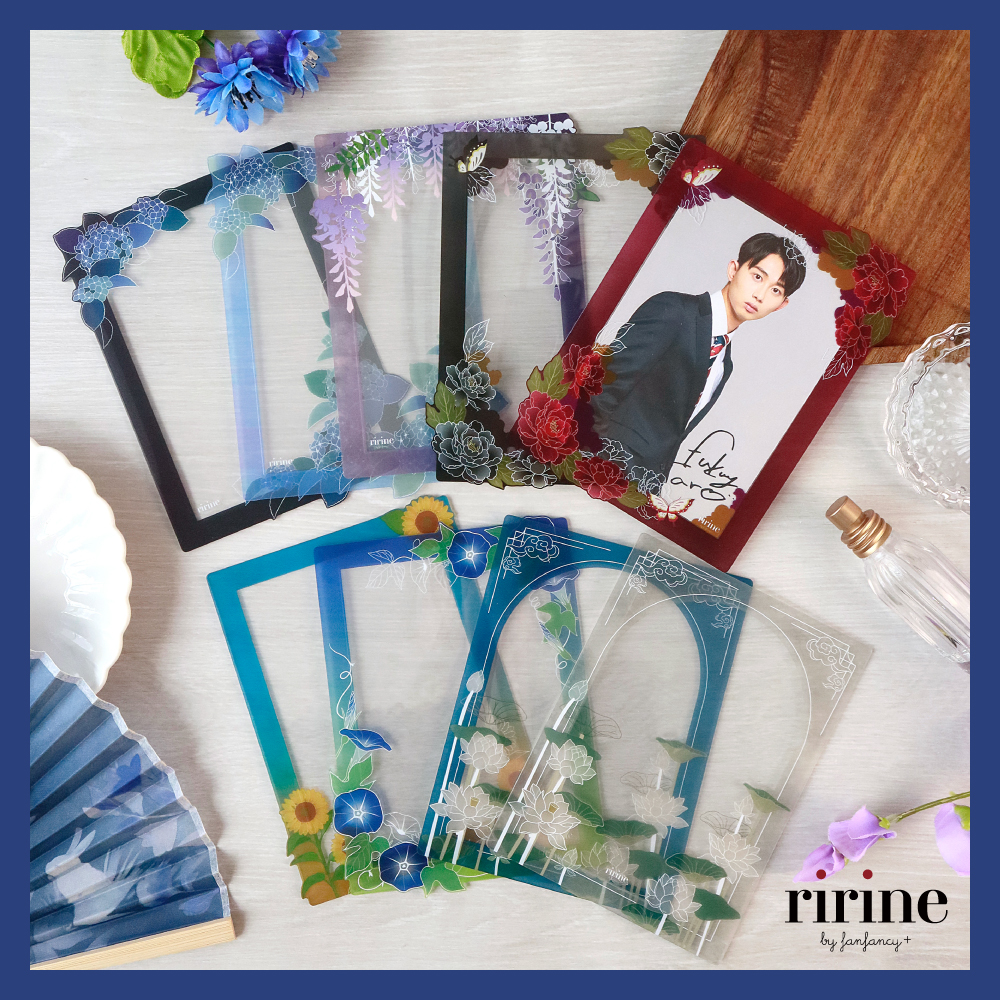 和花硬質ケース 紫陽花/藤/牡丹に蝶/蓮/朝顔/向日葵