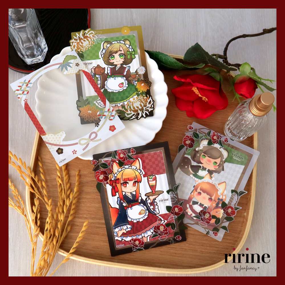 和花硬質ケース 椿／菊／賀正